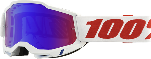 Accuri 2 Goggles - Pure - Red/Blue Mirror - Lutzka's Garage