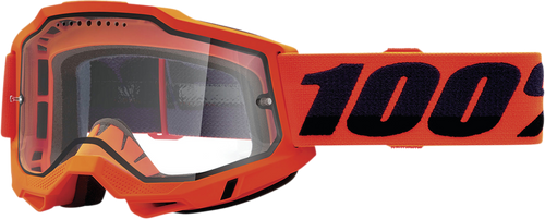 Accuri 2 Enduro MTB Goggles - Neon Orange - Clear - Lutzka's Garage