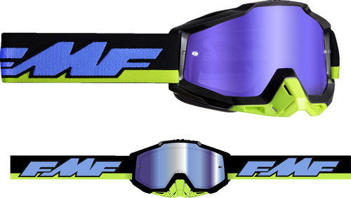 PowerBomb Goggles - Talladega - Blue Mirror - Lutzka's Garage