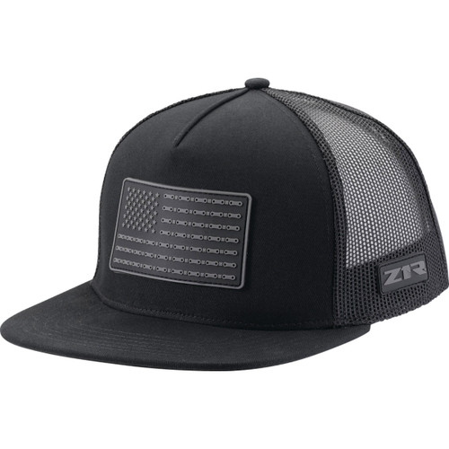 Z1R - Flag Patch Snapback Hat - Black