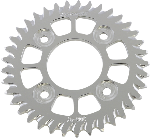Aluminum Sprocket - Silver - Rear - 37 Tooth - Lutzka's Garage