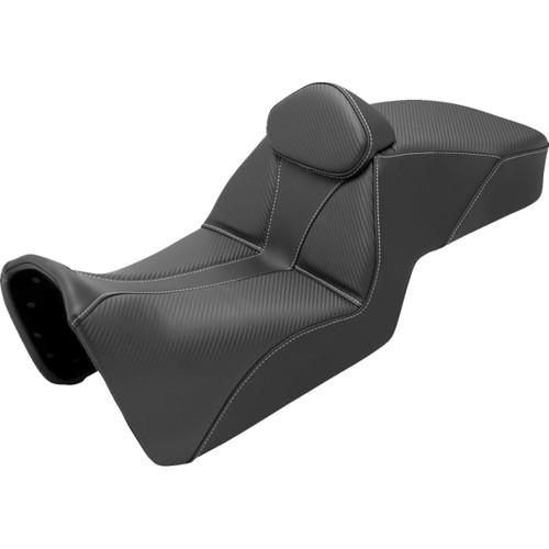 Saddlemen #821-34-201BR - Adventure Tour Seat - Low - w/ Backrest - Black - Pan Am '21-'24