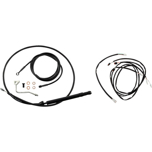 Burly Brand #B30-1310 - Touring Model Control Kit - Gorilla Ape Hanger - 18" - Black