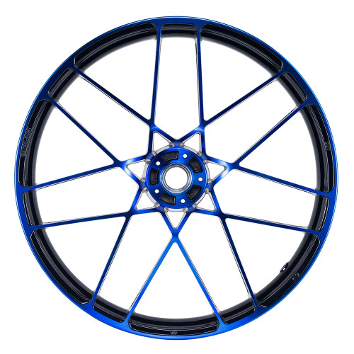Blue CNC Contrast 21inch Front Wheel