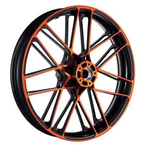 Orange CNC Contrast 21inch Front Wheel