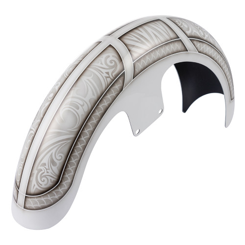 El Sueno airbrush 19" Reveal Wrapper Hugger Front Fender For '09-'22 Harley Touring Models