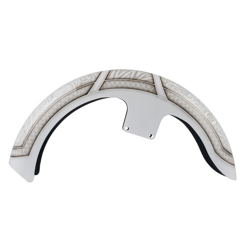 El Sueno airbrush 19" Reveal Wrapper Hugger Front Fender For '09-'22 Harley Touring Models