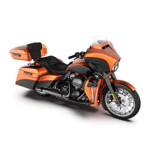 Amber Whiskey and Vivid Black 19" REVEAL WRAPPER HUGGER FRONT FENDER FOR '09-'23 HARLEY TOURING