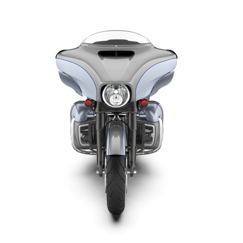 Charcoal Pearl and Brilliant Silver 19" REVEAL WRAPPER HUGGER FRONT FENDER FOR '09-'23 HARLEY TOURING