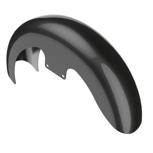 Advanblack Gray Haze 19" Reveal Wrapper Hugger Front Fender For ''86-''21 Harley Touring Models