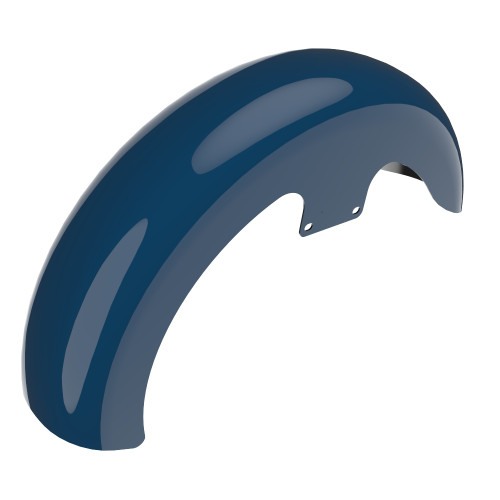 Advanblack Reef Blue 19" Reveal Wrapper Hugger Front Fender For ''86-''21 Harley Touring Models