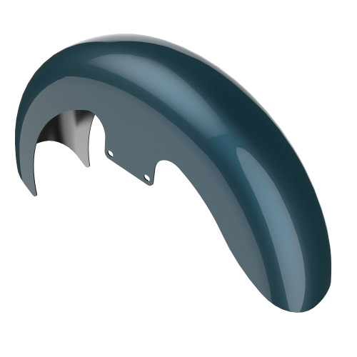 Advanblack Color-Matched 19" Reveal Wrapper Hugger Front Fender For ''86-''21 Harley Touring Models -Spruce