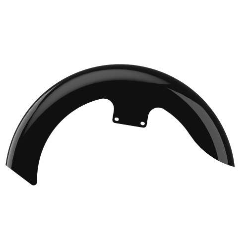 Advanblack Vivid Black 19" Reveal Wrapper Hugger Front Fender For ''86-''21 Harley Touring Models