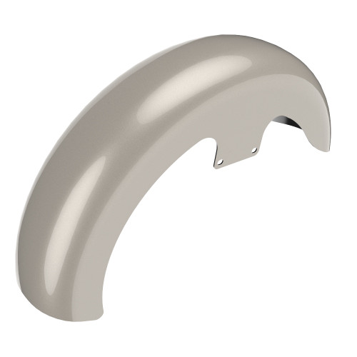 Advanblack White Sand Pearl 19" Reveal Wrapper Hugger Front Fender For ''86-''21 Harley Touring Models