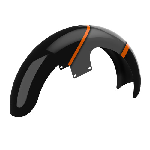 Advanblack APEX 21" Reveal Wrapper Hugger Front Fender For '09-'23 Harley Touring Models