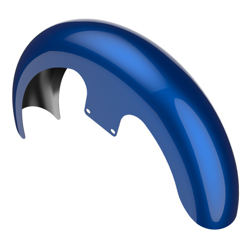 Advanblack Bright Billiard Blue 21" Reveal Wrapper Hugger Front Fender For ''86-''21 Harley Touring Models