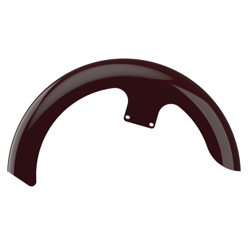 Advanblack Billiard Burgundy 21" Reveal Wrapper Hugger Front Fender For ''86-''21 Harley Touring Models