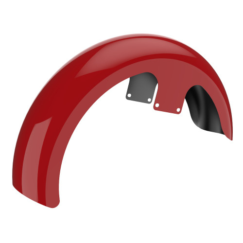 Advanblack Billiard Red 21" Reveal Wrapper Hugger Front Fender For ''86-''21 Harley Touring Models