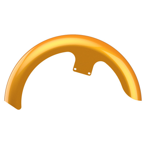 Advanblack Chrome Yellow Pearl 21" Reveal Wrapper Hugger Front Fender For ''86-''21 Harley Touring Models