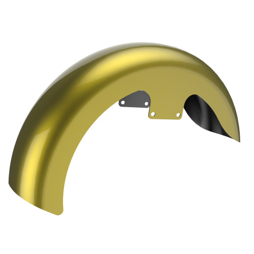 Advanblack Eagle Eye Yellow 21" Reveal Wrapper Hugger Front Fender For ''86-''21 Harley Touring Models