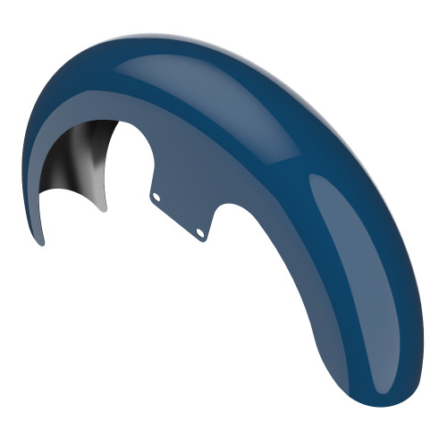 Advanblack Reef Blue 21" Reveal Wrapper Hugger Front Fender For ''86-''21 Harley Touring Models