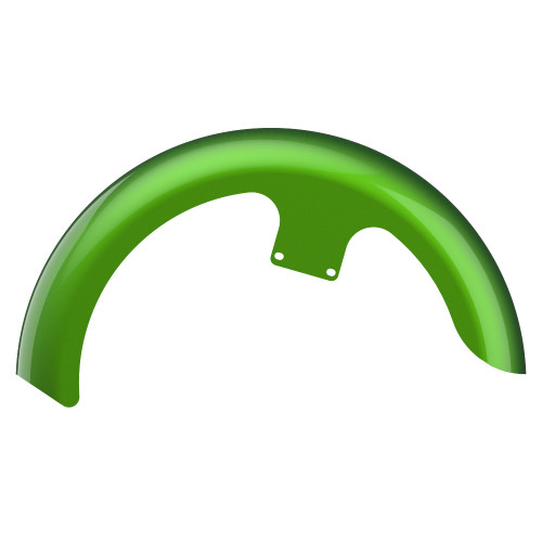 Advanblack  Radioactive Green21" Reveal Wrapper Hugger Front Fender For ''86-''21 Harley Touring Models