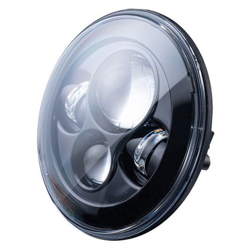 Black 7 INCH "PRO RADIANCE" LED Headlight FOR Harley Touring/ SOFTAIL/ INDIAN