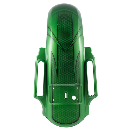 Ravager Airbrushed Dominator Stretched Rear Fender For 2014+ Harley Davidson Touring Models