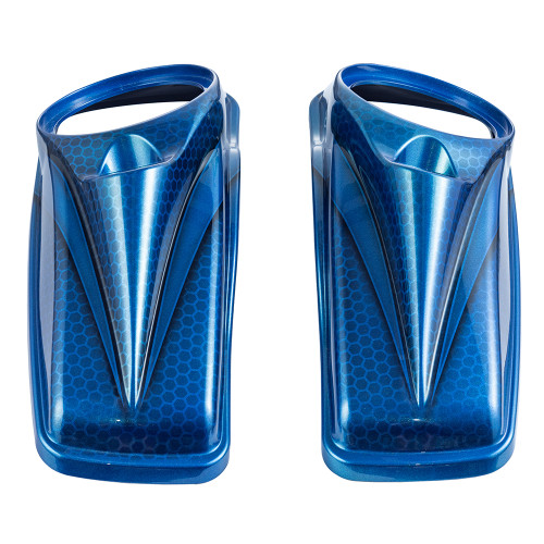 Ravager Series Airbrushed 8'' Saddlebag Speaker Lids Cover for Harley Davidson Touring  2014+