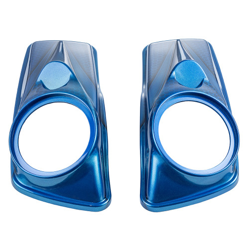 Ravager Series Airbrushed 8'' Saddlebag Speaker Lids Cover for Harley Davidson Touring  2014+