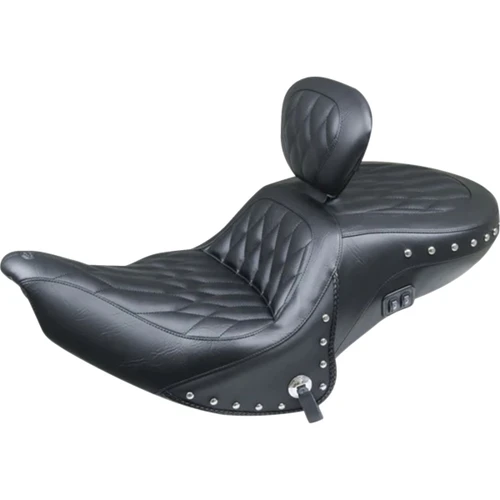Mustang #79664 - Heated Seat - with Backrest - Diamond - Roadmaster '15-'24