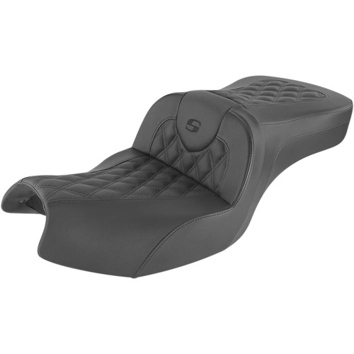 Saddlemen #I20-06-182 - Roadsofa™ Seat - Full Lattice Stitch - Black - Indian