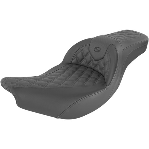 Saddlemen #I14-07-KLOCK - Klockwerks Pro Series Seat - Black w/ Black Stitching - Indian '14-'24