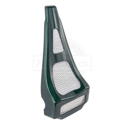 Advanblack Deep Jade Pearl ABS  Chin Spoiler for 2014-2016 Air-Cooled Harley Davidson Touring