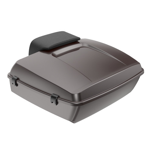 Advanblack Sumatra Brown Chopped Tour Pack Pad Luggage Trunk For '97-'21 Harley Touring Street Electra Road Glide