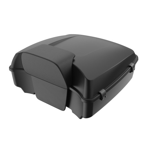 Advanblack Unpainted Chopped Tour Pack Pak Pad Luggage Trunk For  '97-'21 Harley Touring Street Electra Road Glide