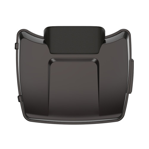 Black Jack Metallic Chopped Tour Pack Pad Luggage Trunk For '97-'23 Harley Touring