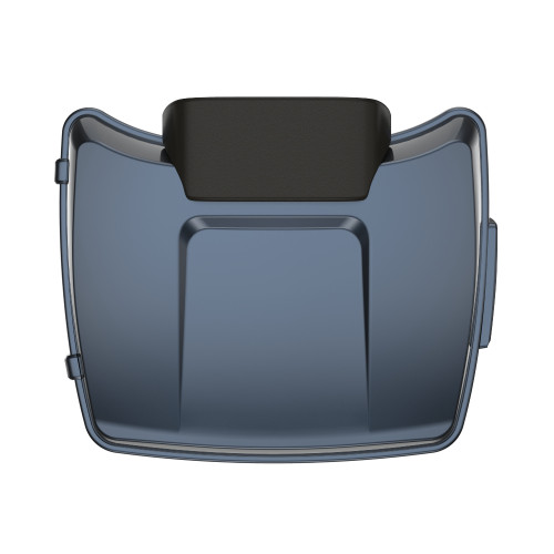 Black Tempest Chopped Tour Pack Pad Luggage Trunk For '97-'23 Harley Touring