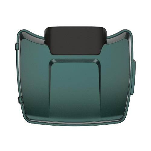 Deep Jade Pearl Chopped Tour Pack Pad Luggage Trunk For '97-'23 Harley Touring