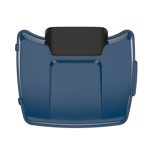 Reef Blue Chopped Tour Pack Pad Luggage Trunk For '97-'23 Harley Touring