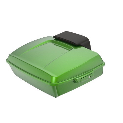 Radioactive Green Chopped Tour Pack Pad Luggage Trunk For '97-'23 Harley Touring