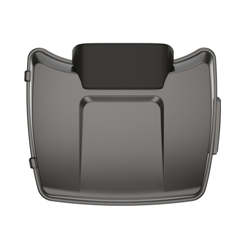 Silver Flux Chopped Tour Pack Pad Luggage Trunk For '97-'23 Harley Touring