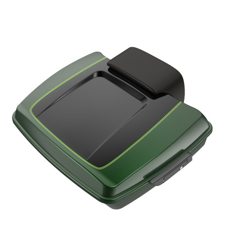 Custom Two Tone Rushmore Chopped Tour Pack Pad For '97-'23 Harley Touring