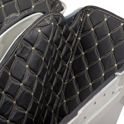 Custom Stitching Liner Kit Fit for 2014+ OEM Tapered Stretched Saddlebag Bottoms