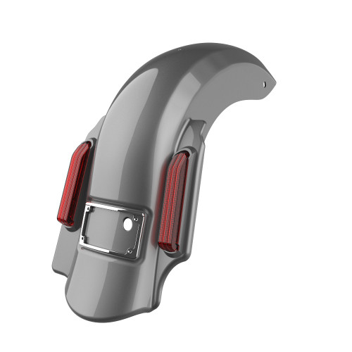 Advanblack Charcoal Pearl Dominator Stretched Rear Fender For 2014+ Harley Davidson Touring Models