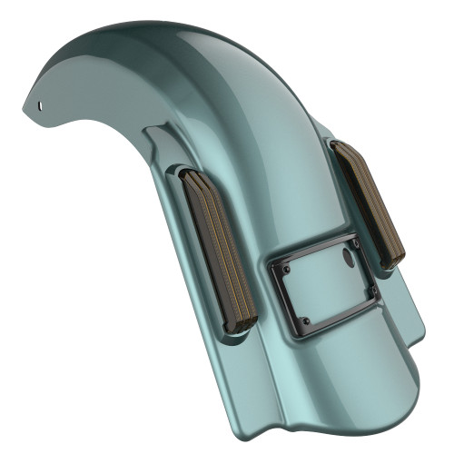 Advanblack Silver Pine Dominator Stretched Rear Fender For 2014+ Harley Davidson Touring Models