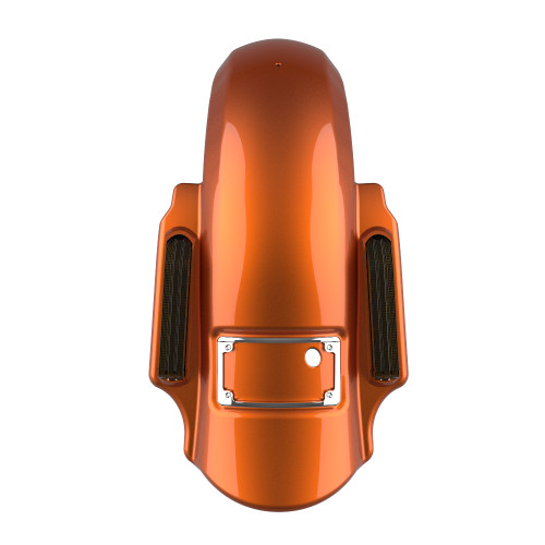 Advanblack Amber Whisky Dominator Stretched Rear Fender For 2014+ Harley Davidson Touring Models