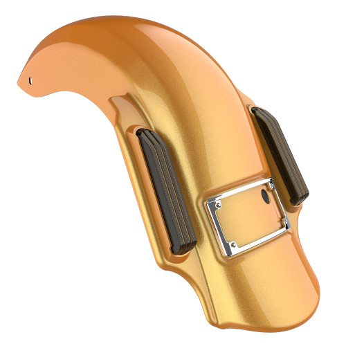 Advanblack Hard Candy Gold Flake Dominator Stretched Rear Fender For 2014+ Harley Davidson Touring Models