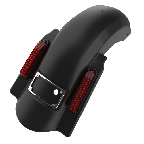 Advanblack No Cutout Unpainted Dominator Stretched Rear Fender For 2014+ Harley Davidson Touring Models