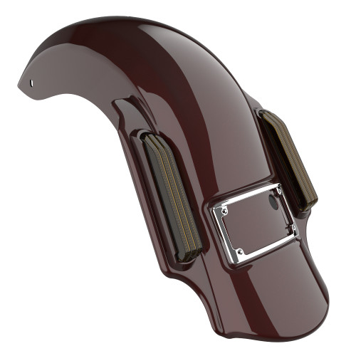 Advanblack Twisted Cherry Dominator Stretched Rear Fender For 2014+ Harley Davidson Touring Models